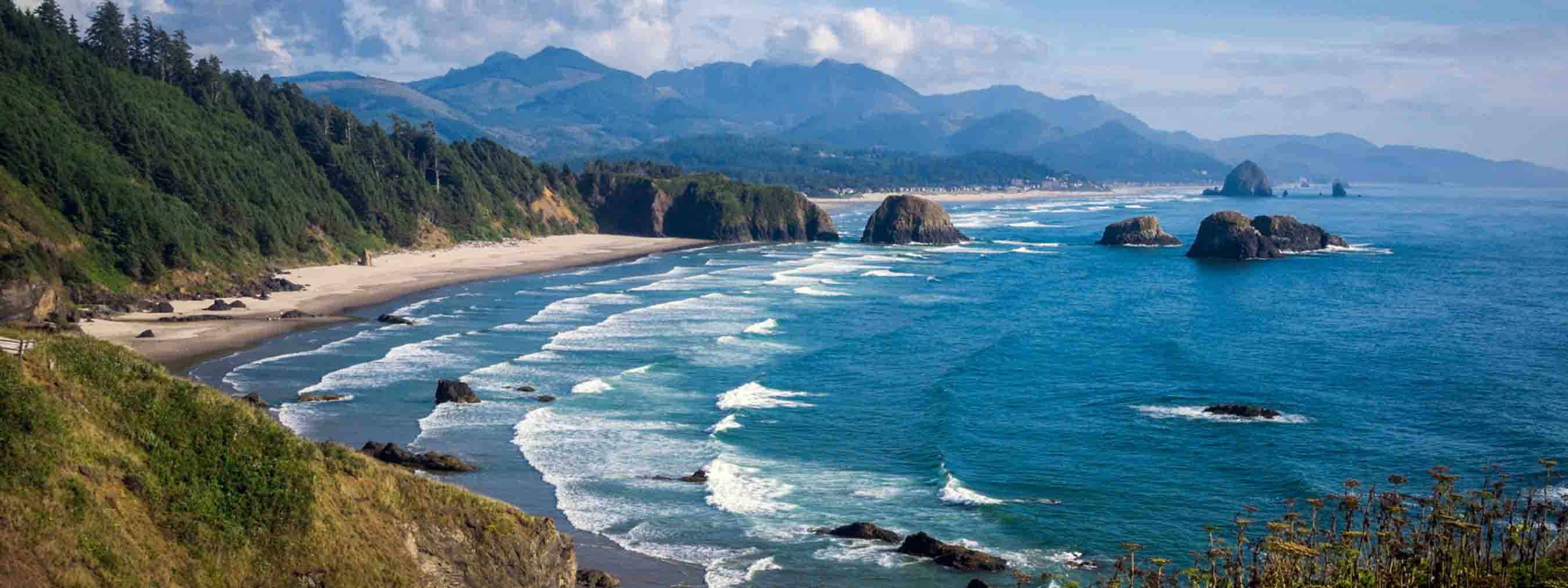Cannon Beach is in the middle of some of the most scenic hiking trails