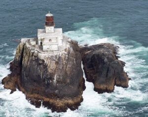 The Tillamook Lighthouse, built on an acre basalt rock